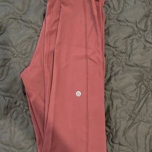 Maroon lululemon leggings